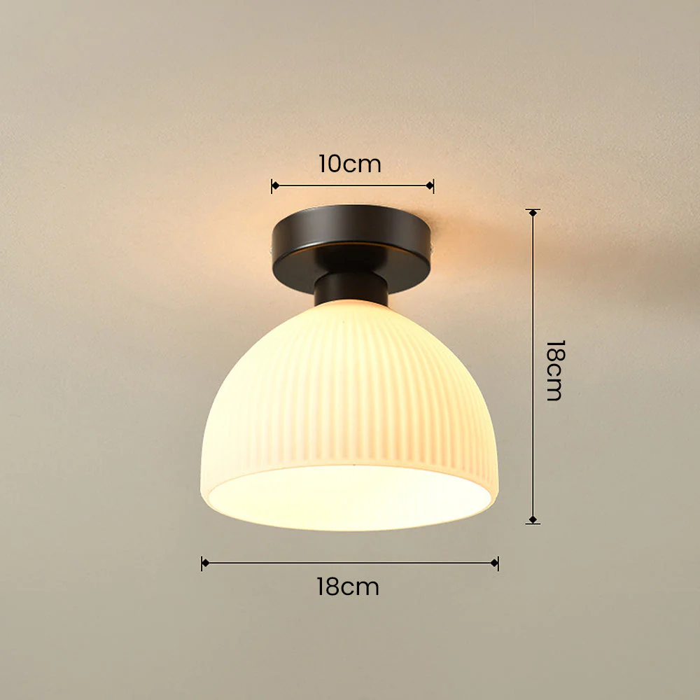 Elegant White Mini Hallway Ceiling Light - Image 25