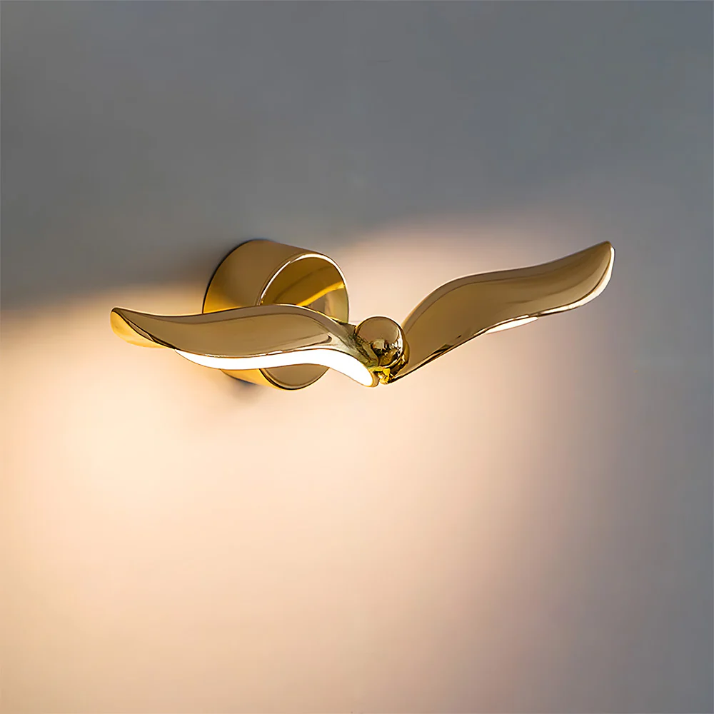 European Style Simple Creative Seagull Wall Light - Image 9