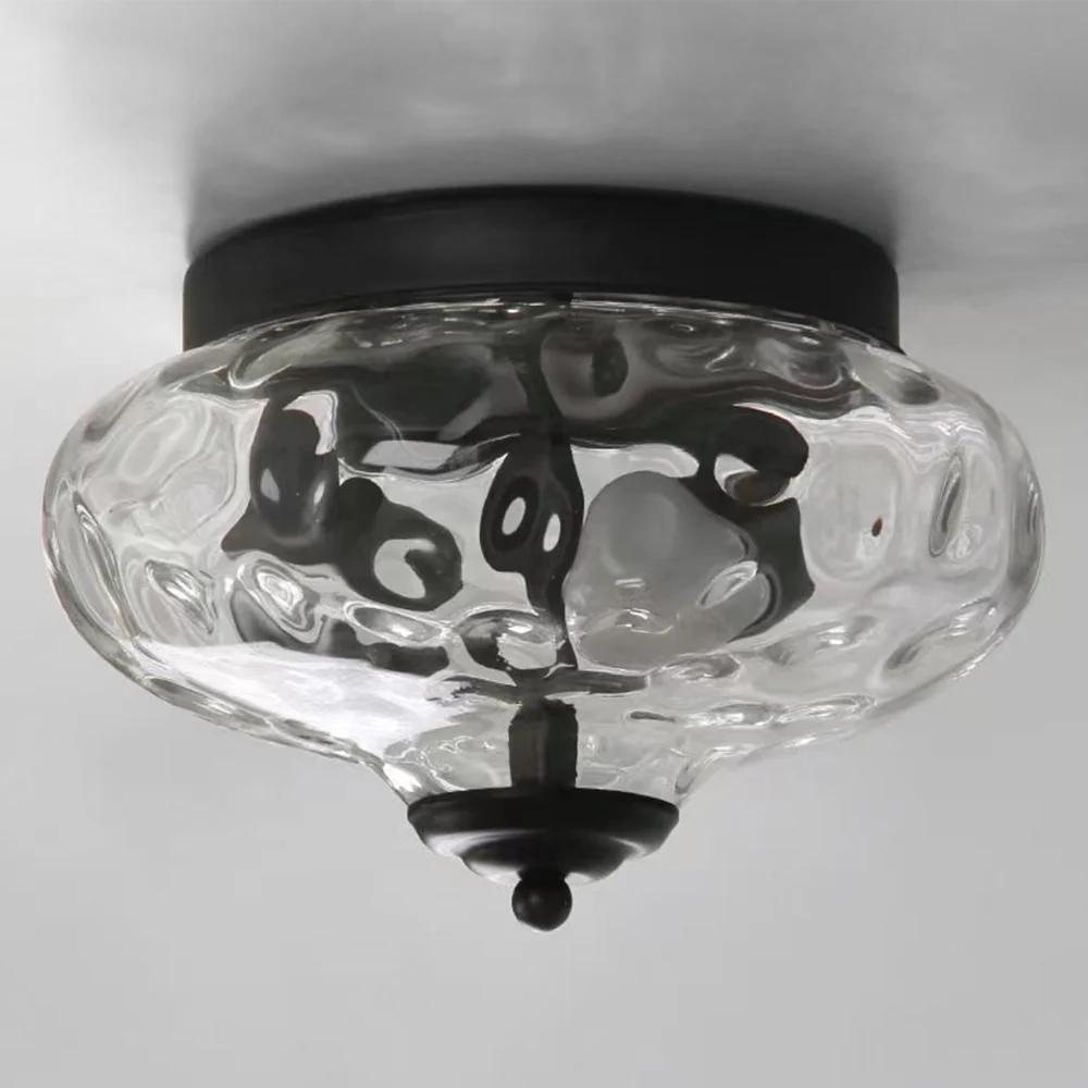 Farmhouse 2-Light Glass Shade Ceiling Light - Image 2