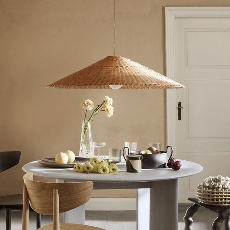 Farmhouse Handmade Rattan Pendant Light - Image 18