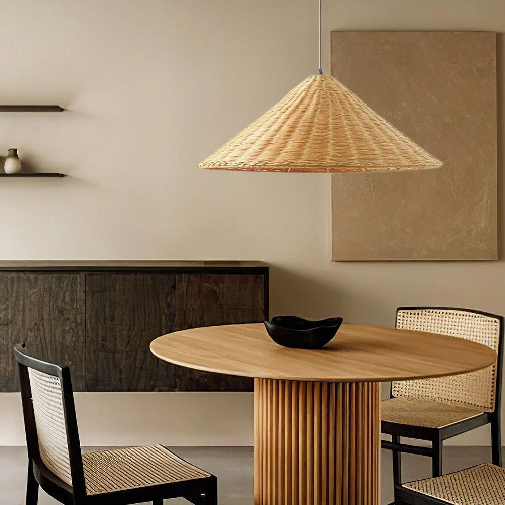 Farmhouse Handmade Rattan Pendant Light - Image 20