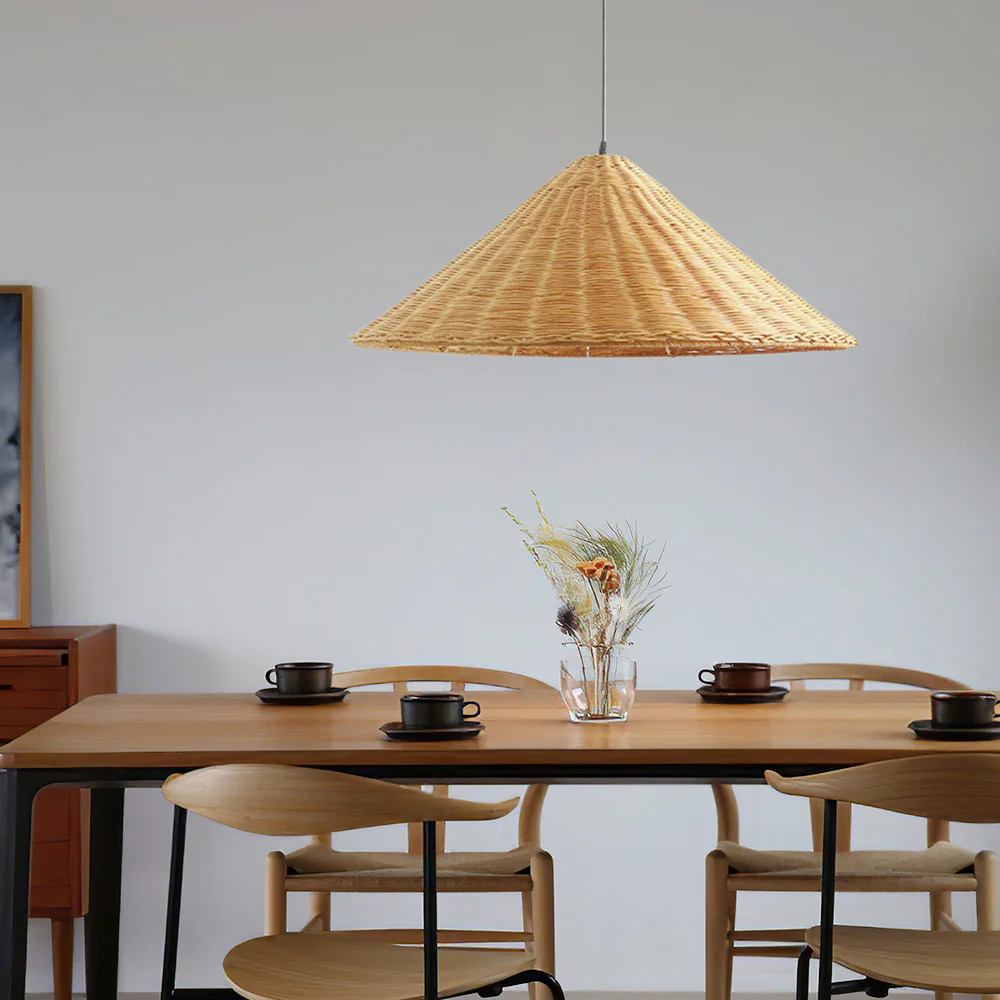 Farmhouse Handmade Rattan Pendant Light - Image 21