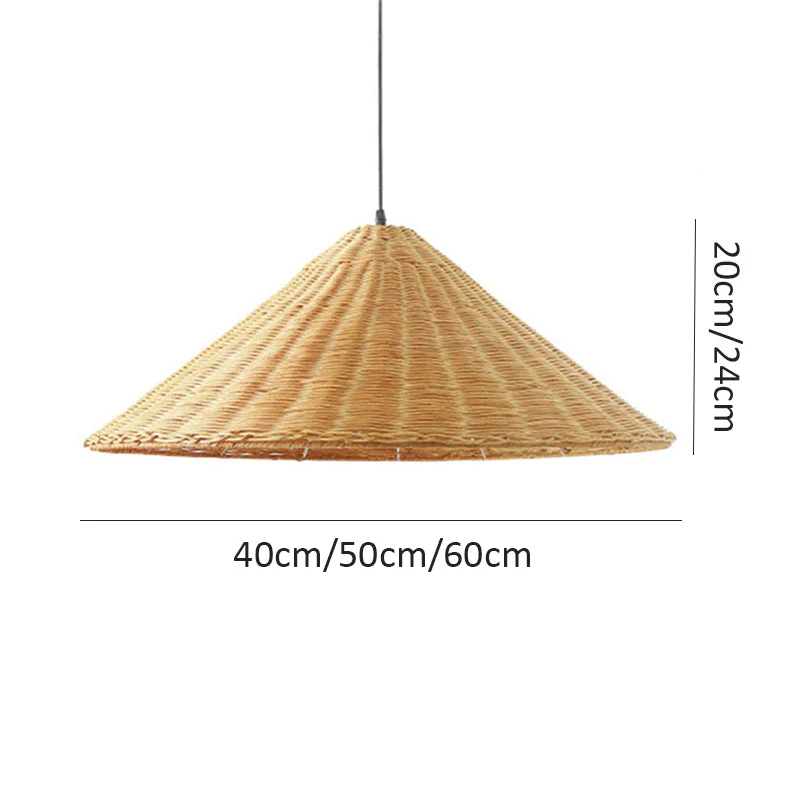 Farmhouse Handmade Rattan Pendant Light - Image 24
