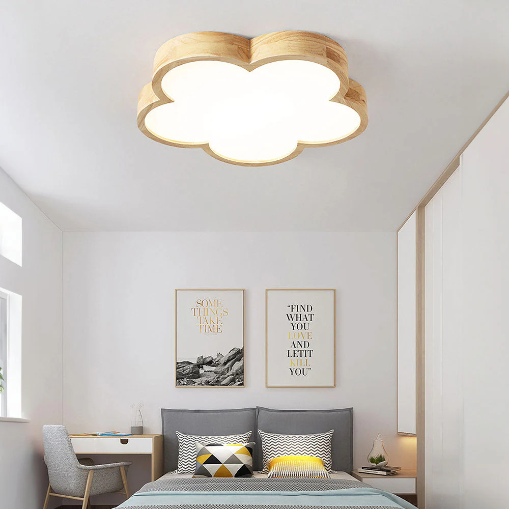 Flower Shaped LED Flushmount Ceiling Light