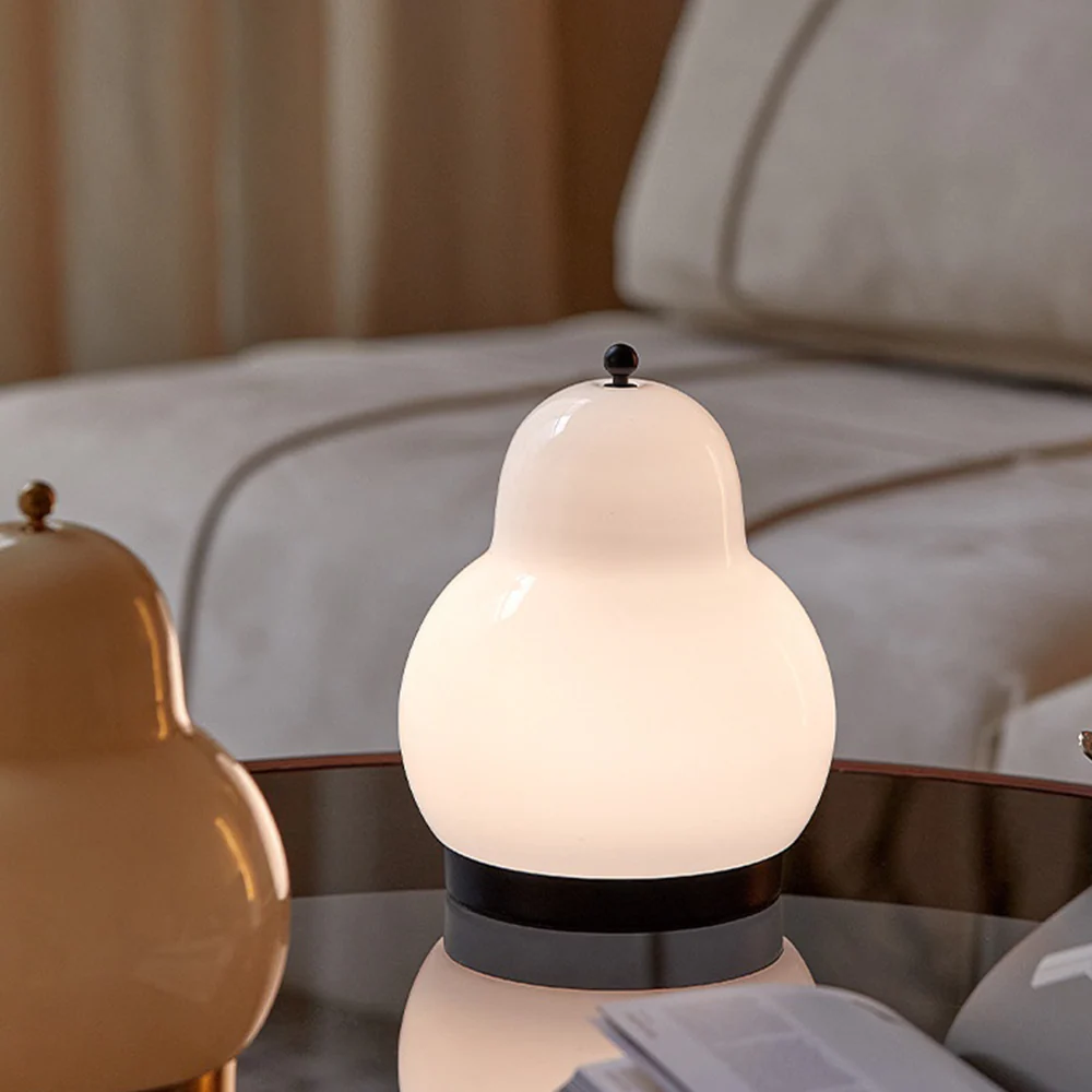 French Cream Pear Touch Portable Table Light - Image 6