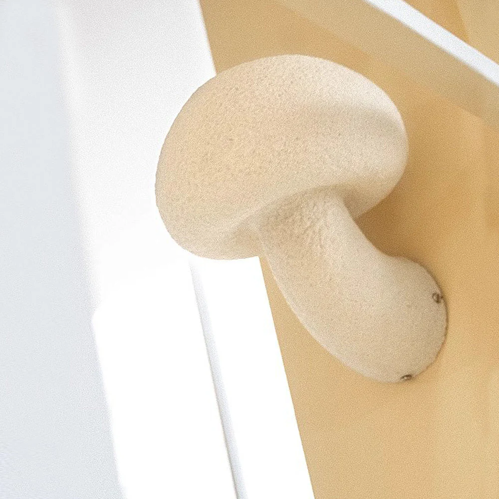 French Creative Cream Mushroom Wall Light - Image 6