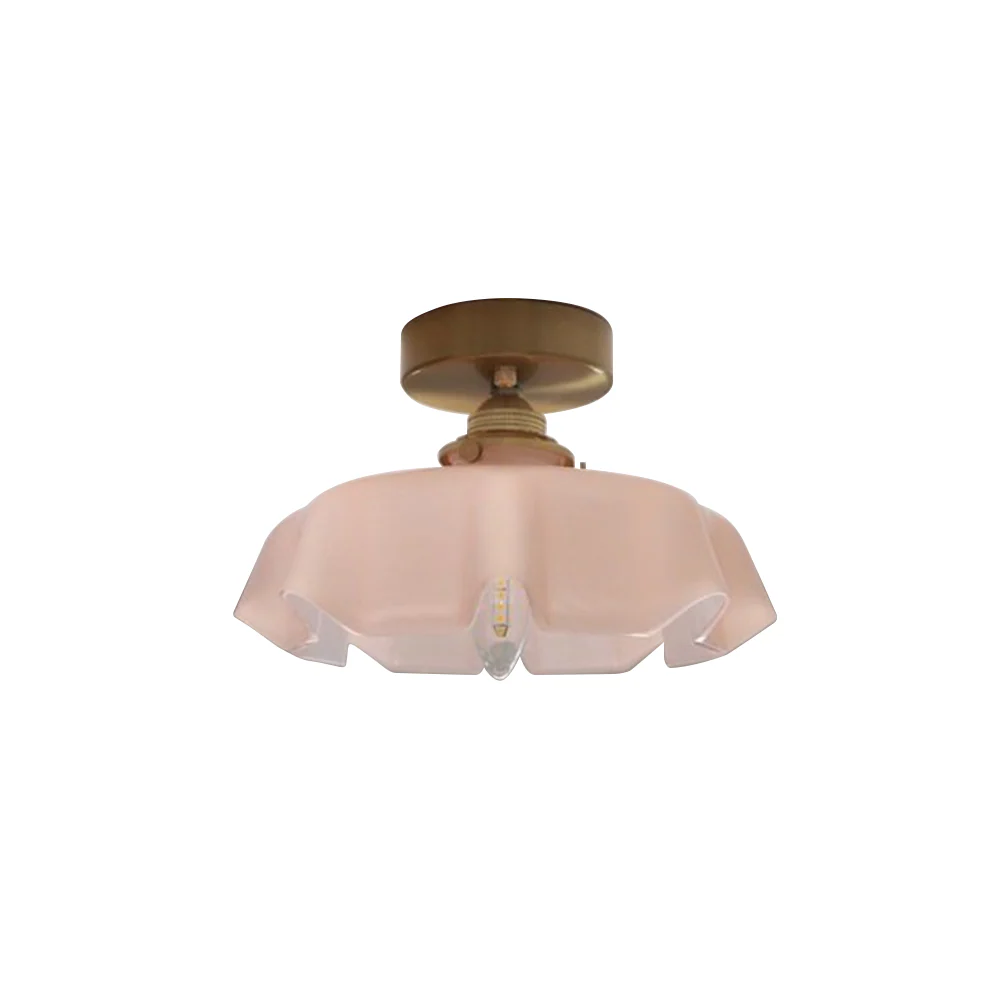 French Glass Lampshade Kitchen Island Ceiling Lamp - Image 5