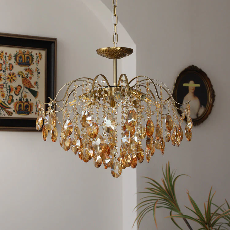 French Light luxury Romantic Crystal Chandelier - Image 3