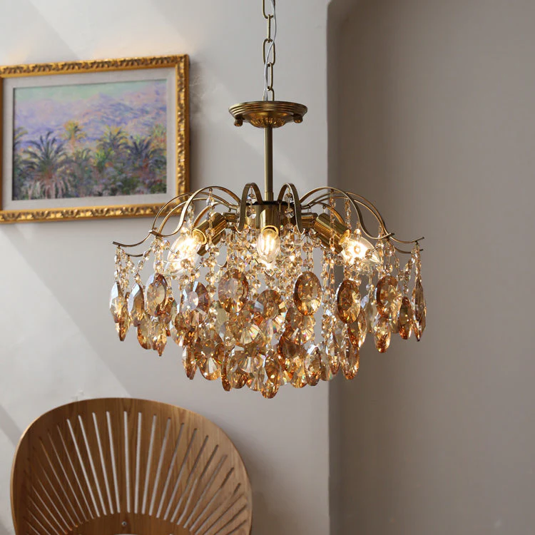 French Light luxury Romantic Crystal Chandelier - Image 5