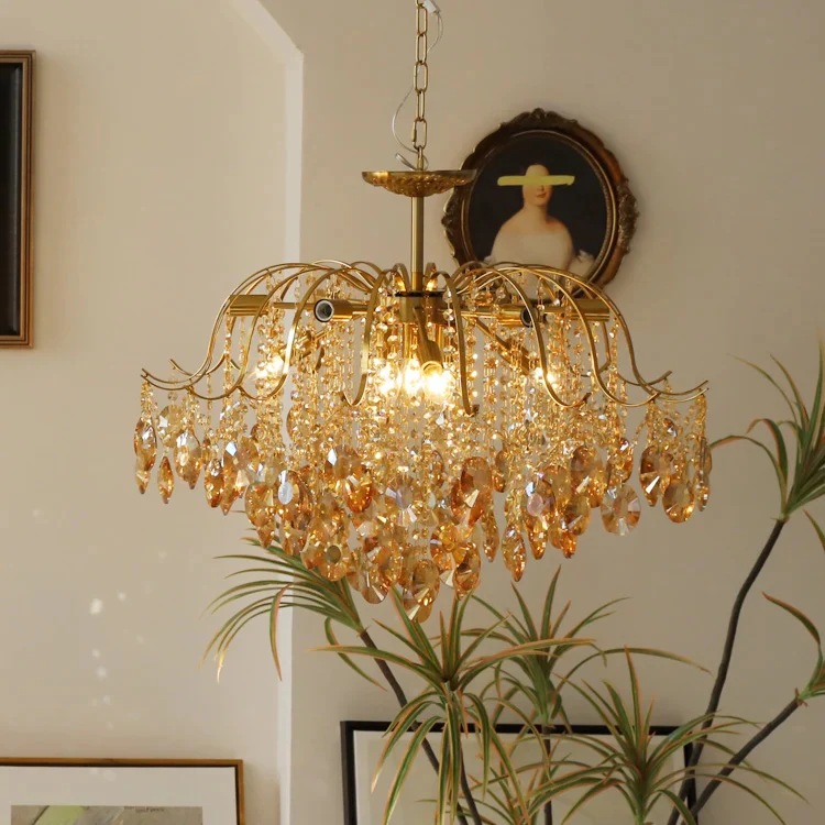 French Light luxury Romantic Crystal Chandelier - Image 6
