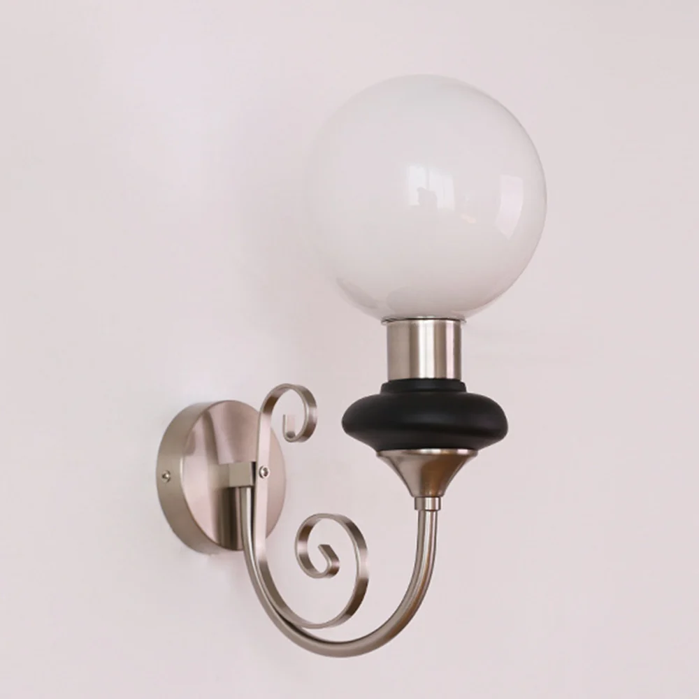 French Retro Glass 1-Light Wall Sconce - Image 15