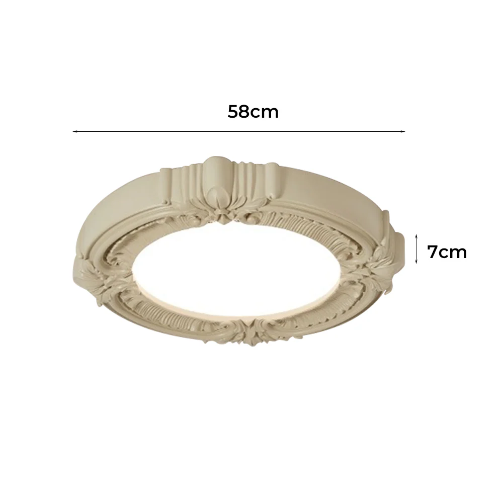 French Retro LED Ceiling Light For Bedroom - Image 10