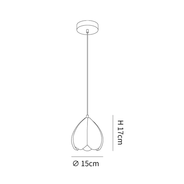 French Style Creamy Hanging Lamp Rustic Nature-Inspired Design Pendant Light - Image 11