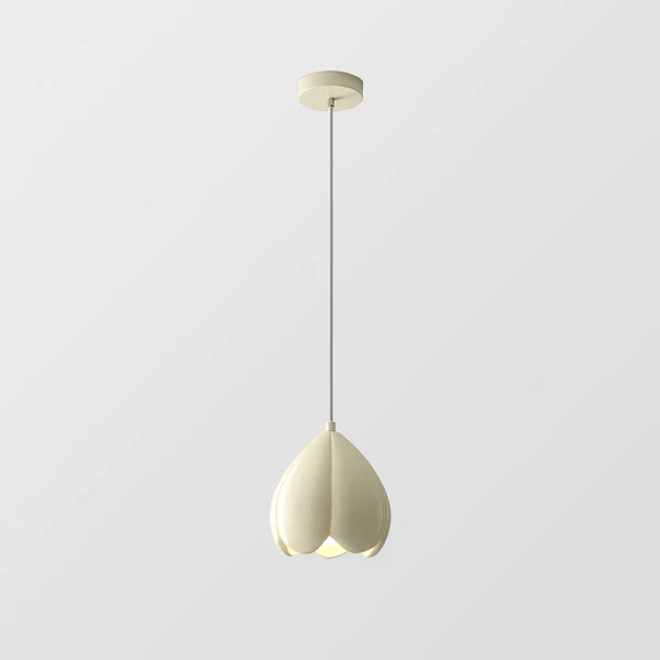 French Style Creamy Hanging Lamp Rustic Nature-Inspired Design Pendant Light - Image 13