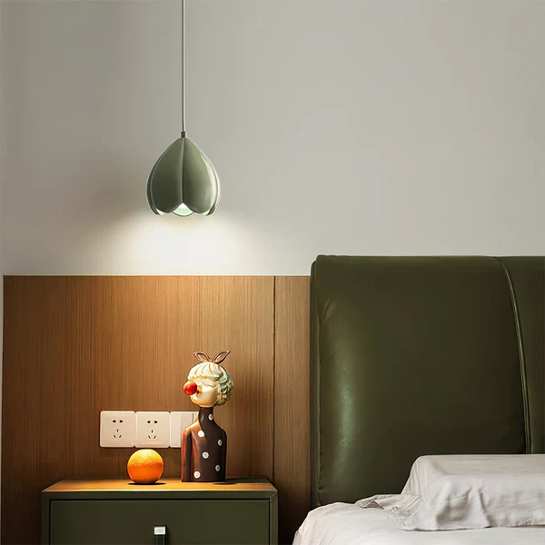 French Style Creamy Hanging Lamp Rustic Nature-Inspired Design Pendant Light - Image 9
