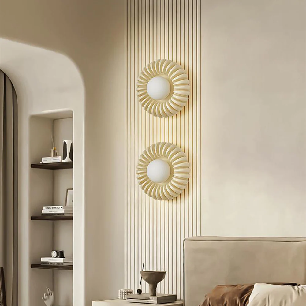 French Style Creative Resin Corridor Aisle Wall Light - Image 4