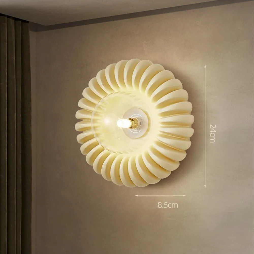 French Style Creative Resin Corridor Aisle Wall Light - Image 9