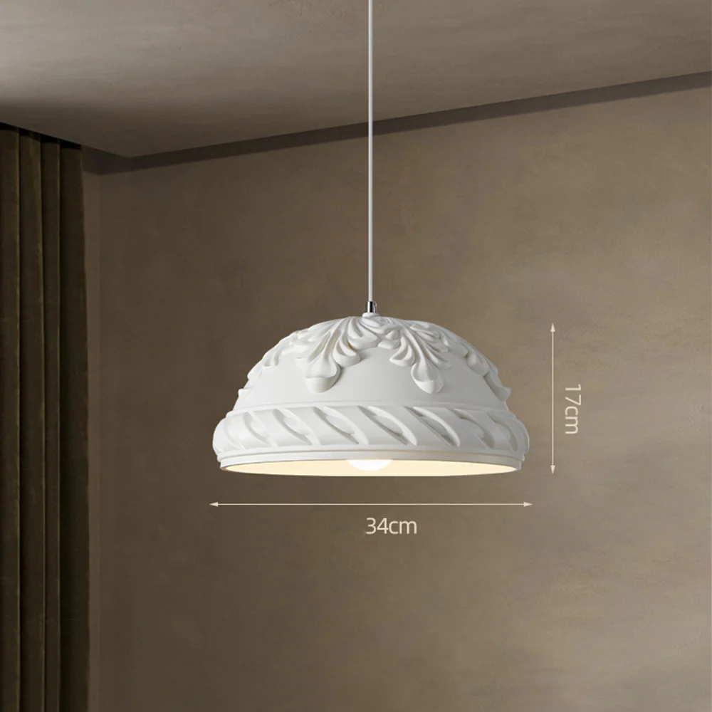 French Style Resin Retro Pendant Light - Image 11