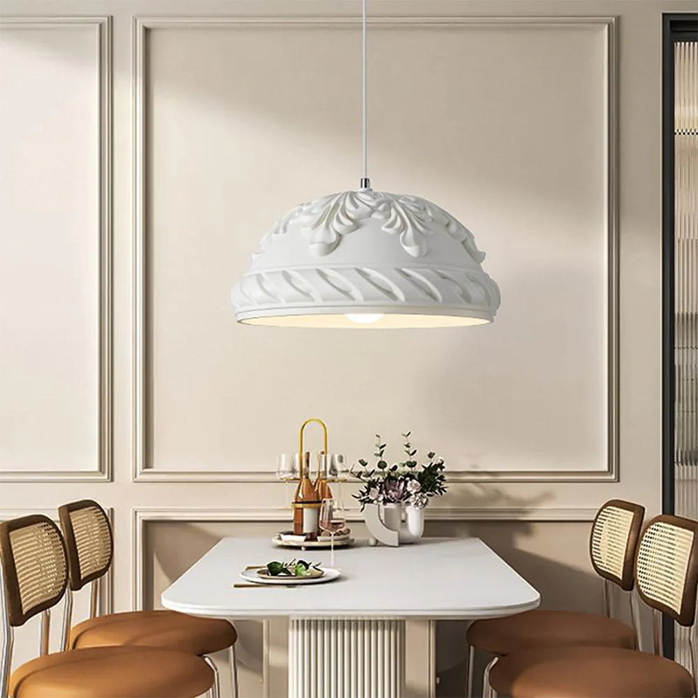 French Style Resin Retro Pendant Light - Image 2