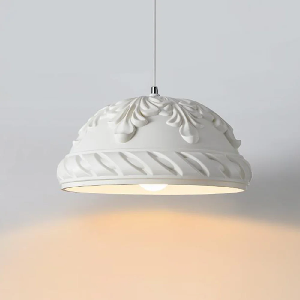 French Style Resin Retro Pendant Light - Image 6