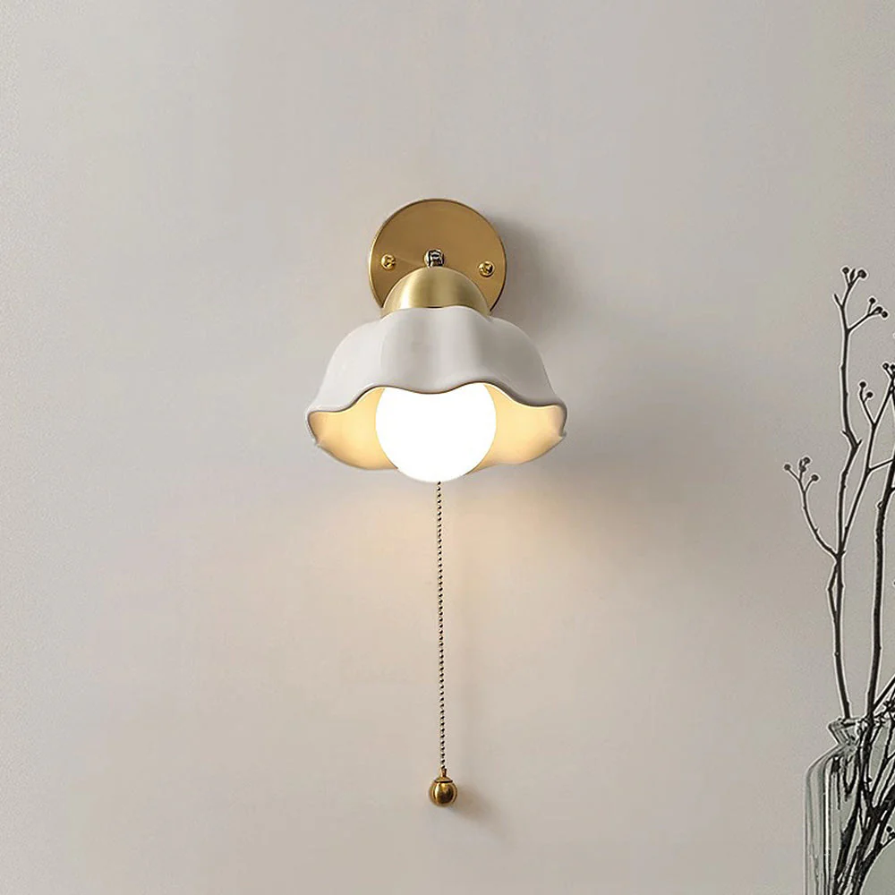 French White Adjustable White Wall Light - Image 2