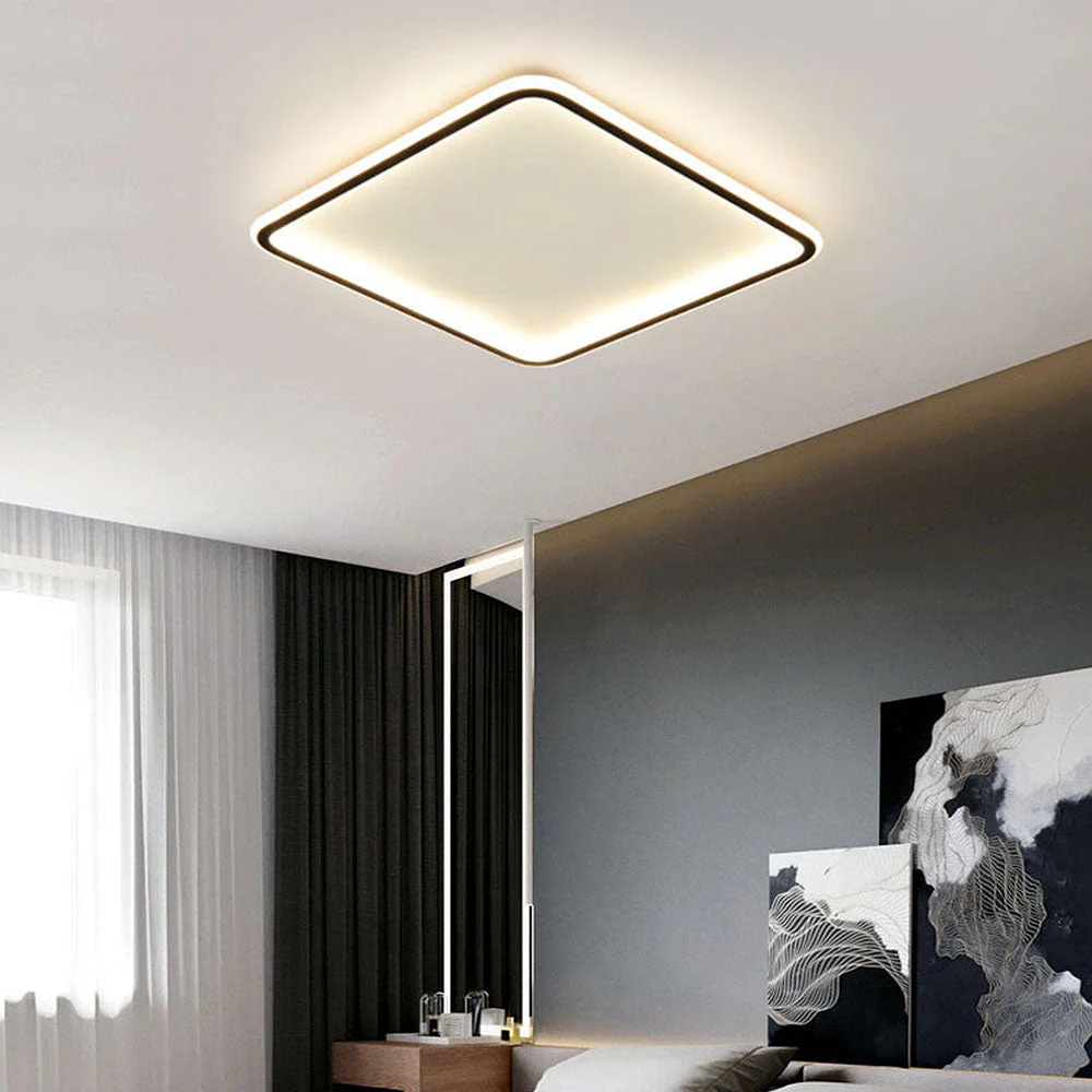 Geometry Square Hollow LED Ceiling Light - Image 2