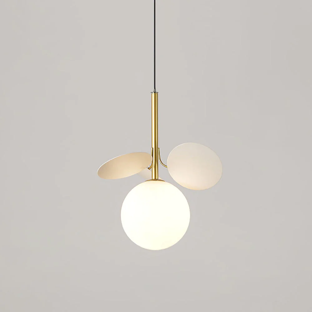 Glass Lampshade Chandelier Personality Art PVC Pendant Light - Image 4