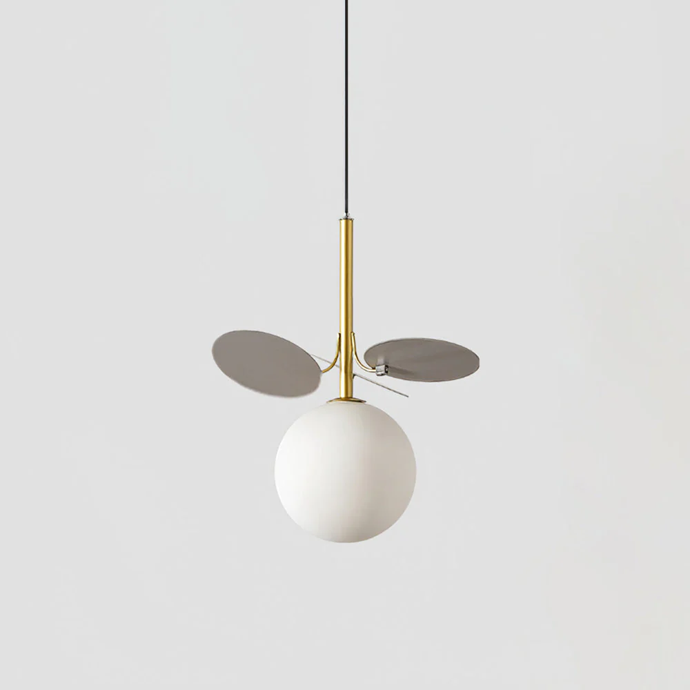 Glass Lampshade Chandelier Personality Art PVC Pendant Light - Image 6