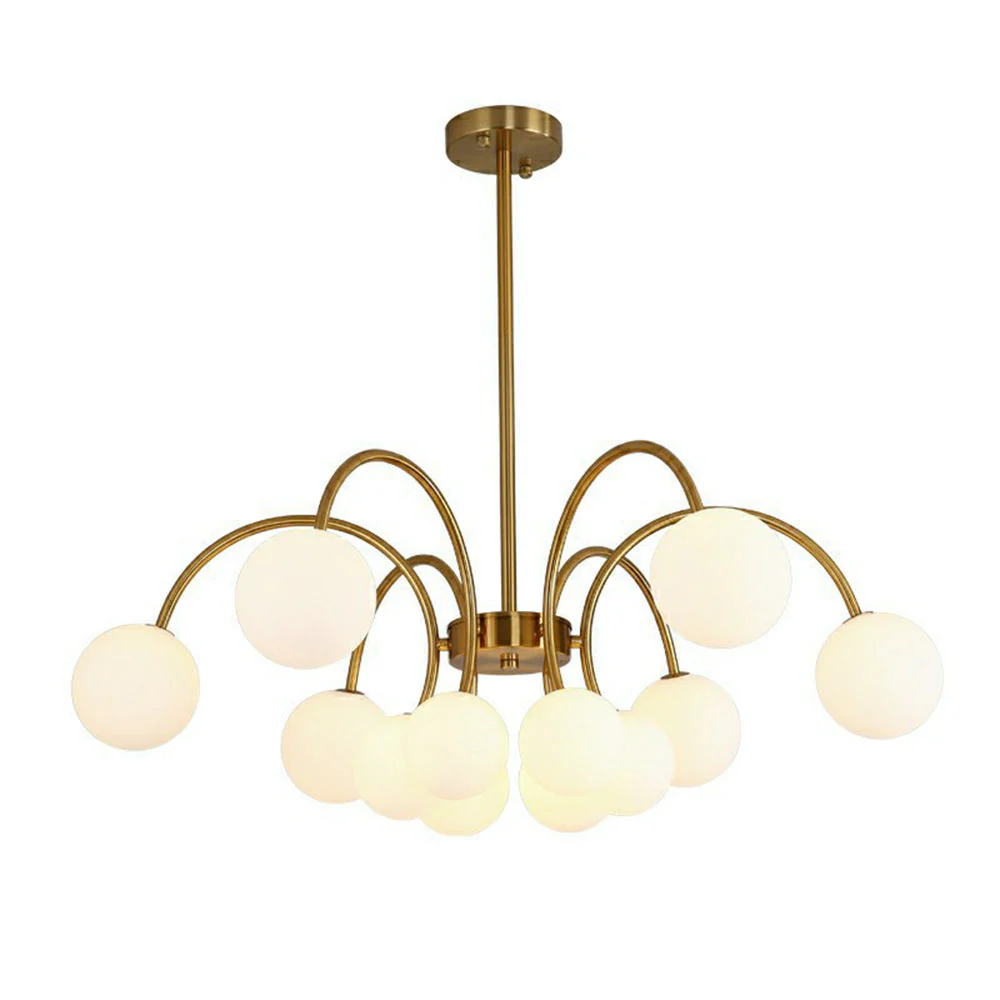 Modern Gold Sputnik Shape Chandelier - Image 4
