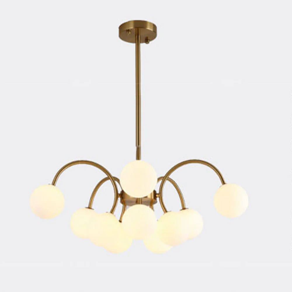 Modern Gold Sputnik Shape Chandelier - Image 6