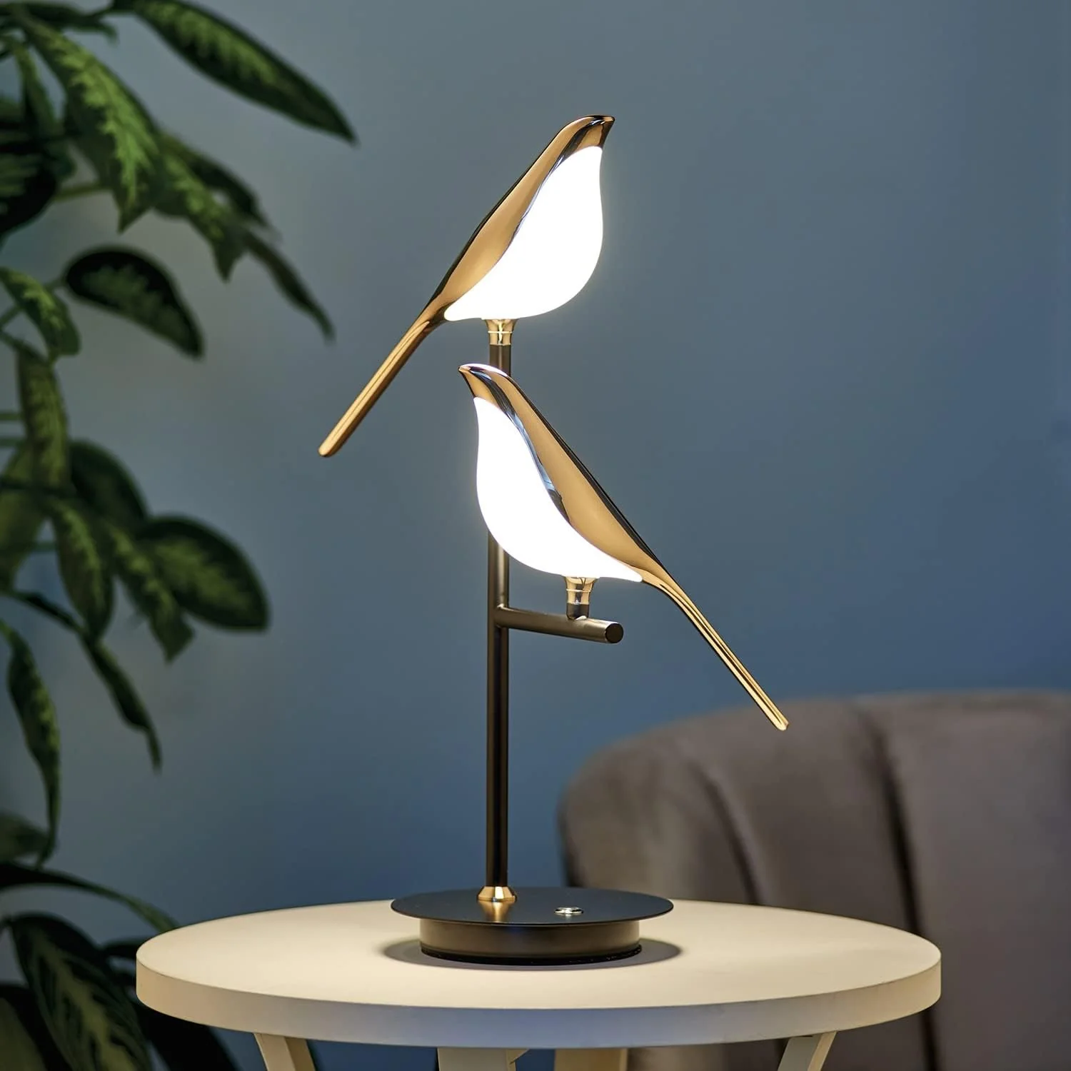 Golden Bird Table Lamp for Bedroom - Image 4
