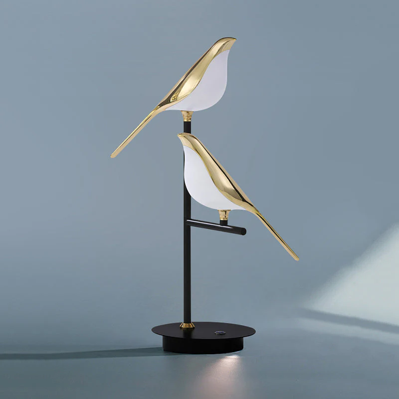 Golden Bird Table Lamp for Bedroom - Image 9