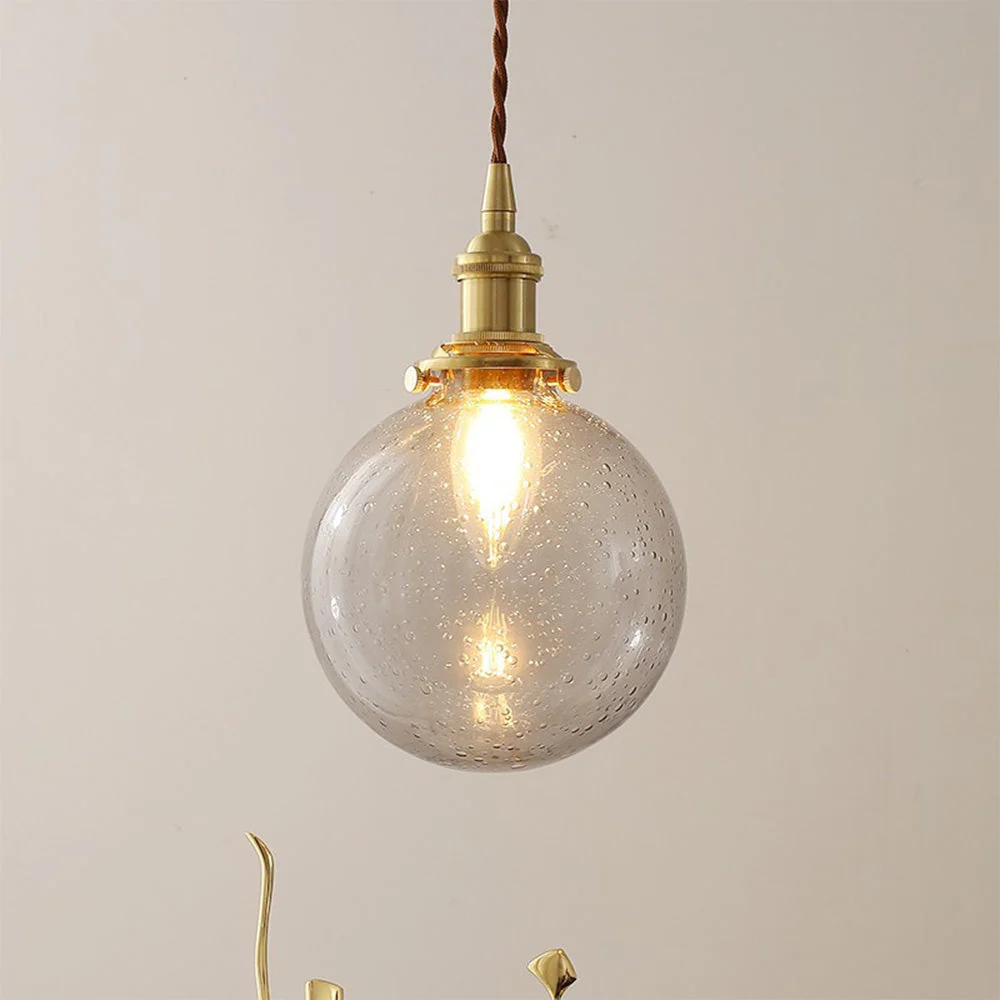 Glass Living Room Small Globe Pendant Light - Image 3