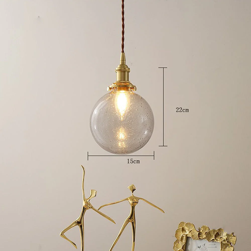 Glass Living Room Small Globe Pendant Light - Image 7
