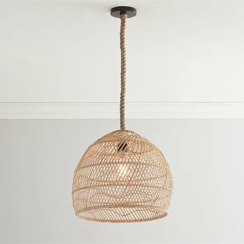 Handmade Hemp Rope Hanging Ceiling Lights - Image 10
