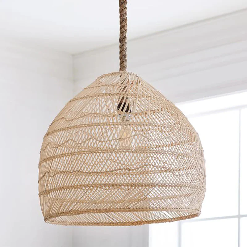 Handmade Hemp Rope Hanging Ceiling Lights - Image 11