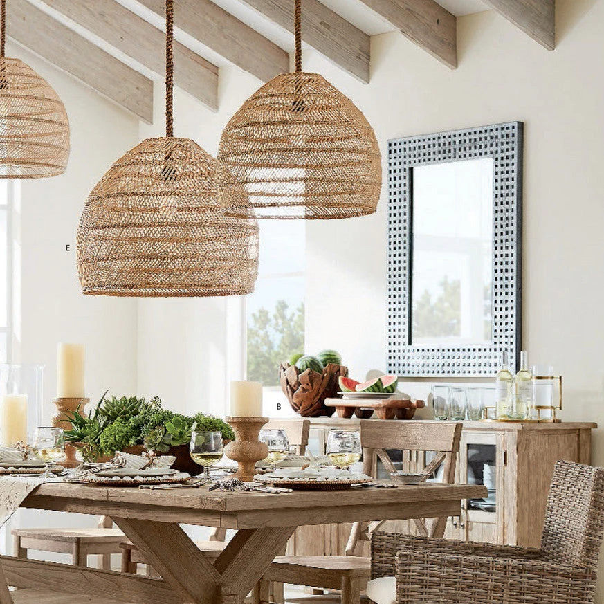 Handmade Hemp Rope Hanging Ceiling Lights - Image 4