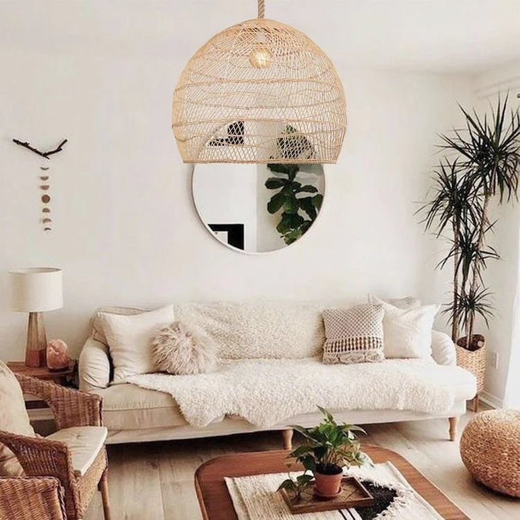 Handmade Hemp Rope Hanging Ceiling Lights - Image 6