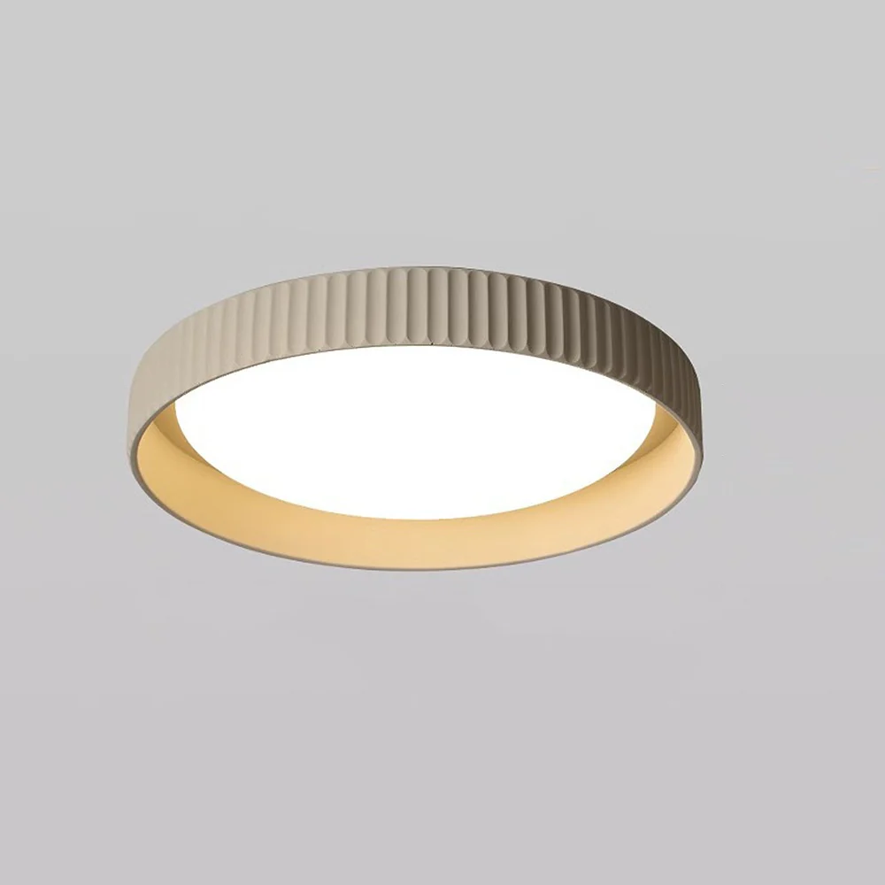 Industrial Cement Flush Mount Ceiling Light - Image 13