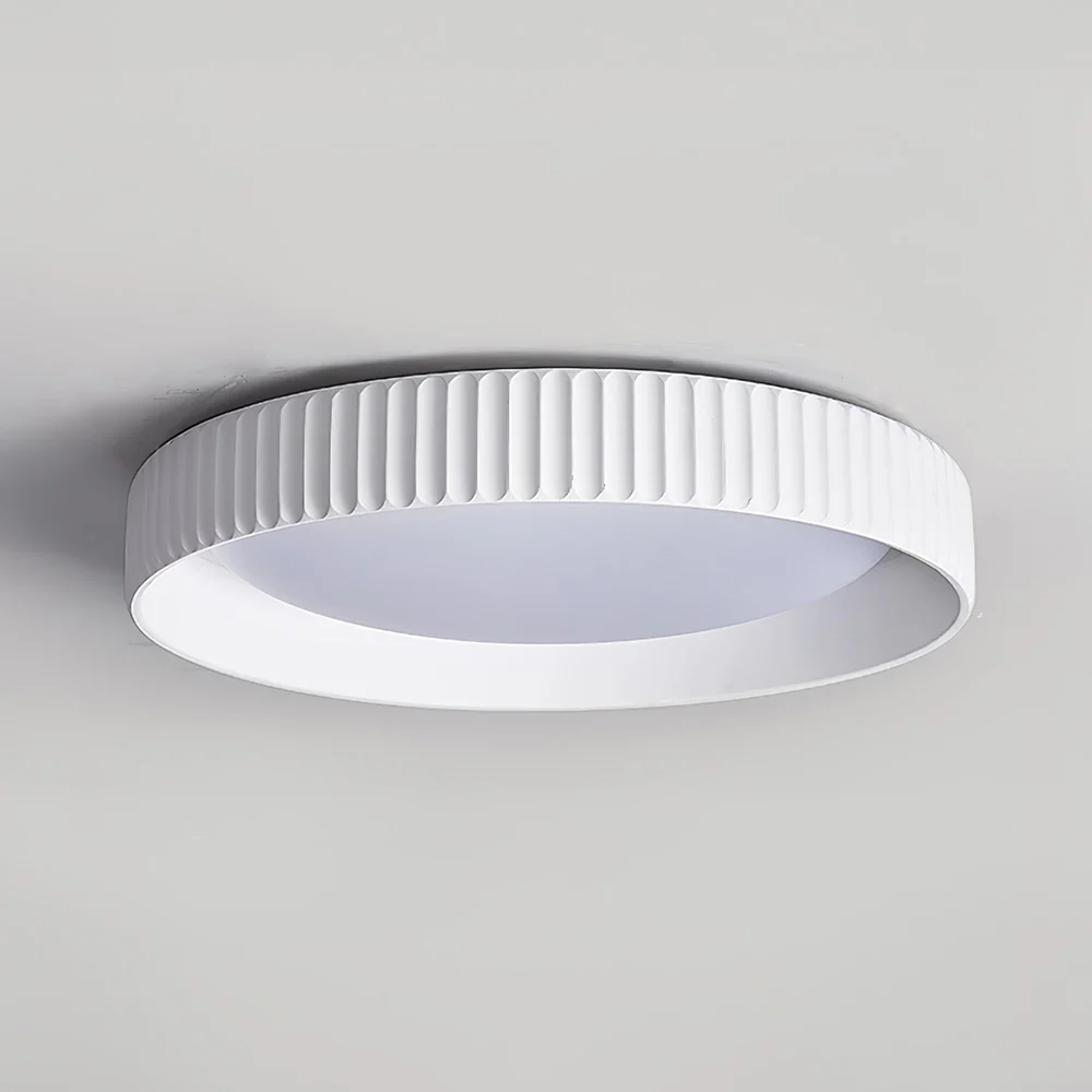 Industrial Cement Flush Mount Ceiling Light - Image 18