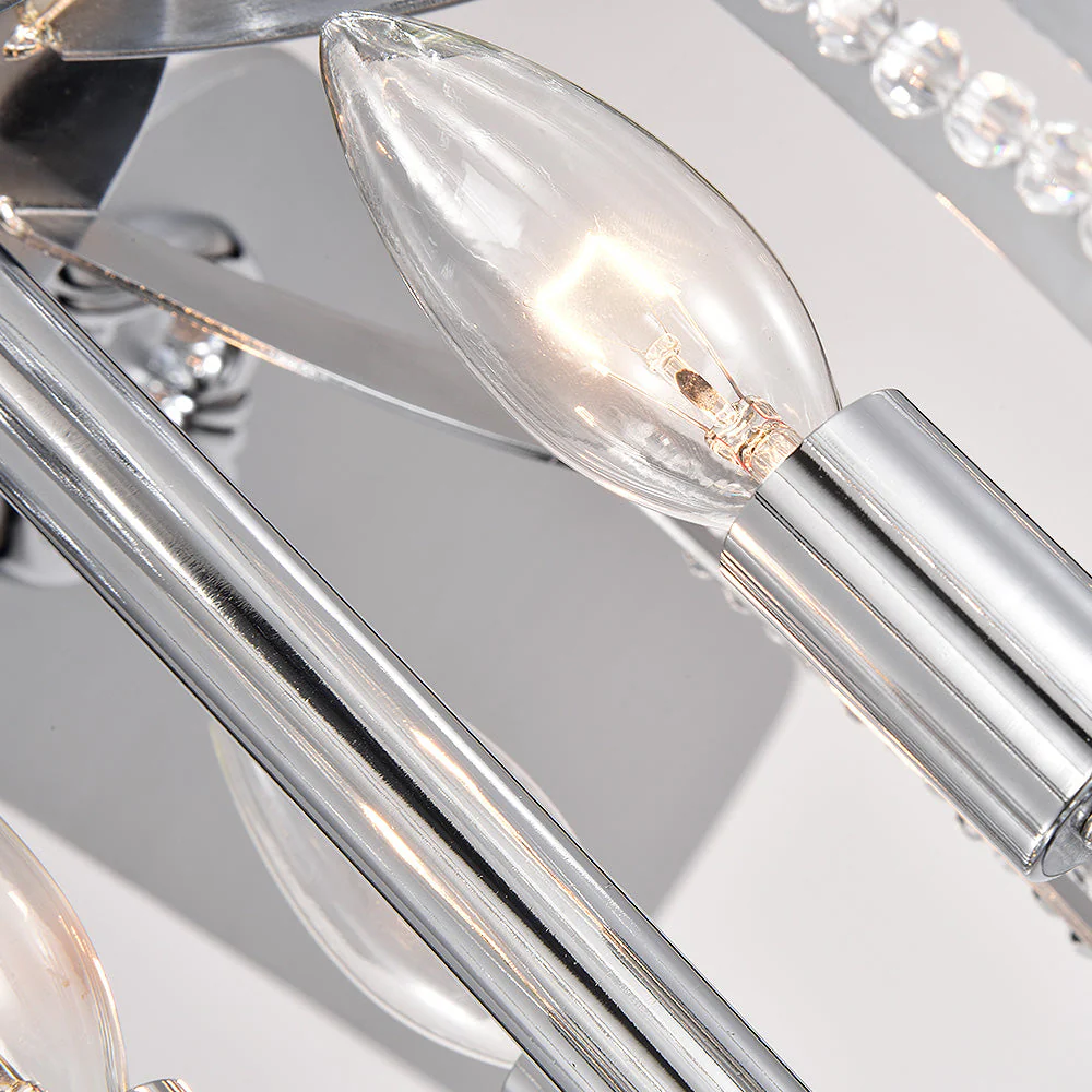 Industrial Chrome Ceiling Fans with Lights - Image 10