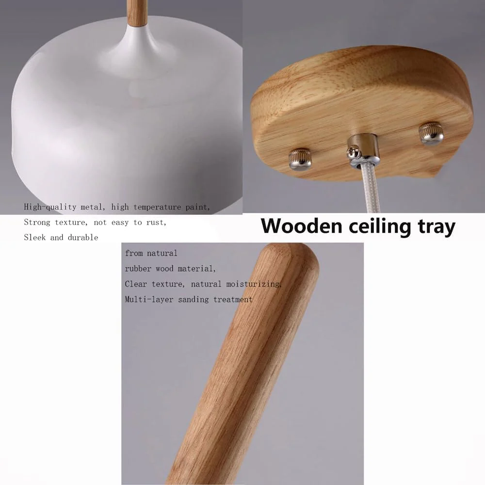 Industrial Stylish Cream Small Pendant Lights - Image 19