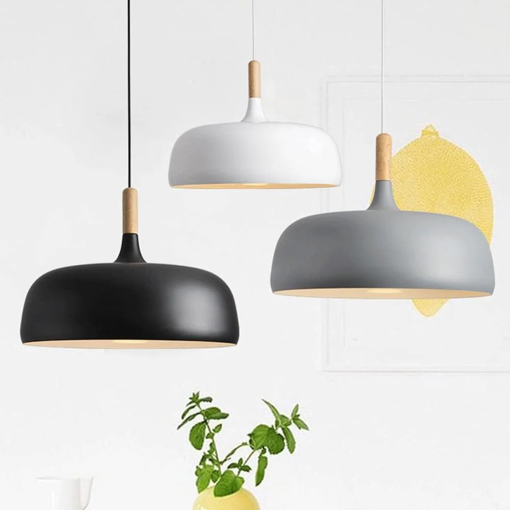 Industrial Stylish Cream Small Pendant Lights - Image 2