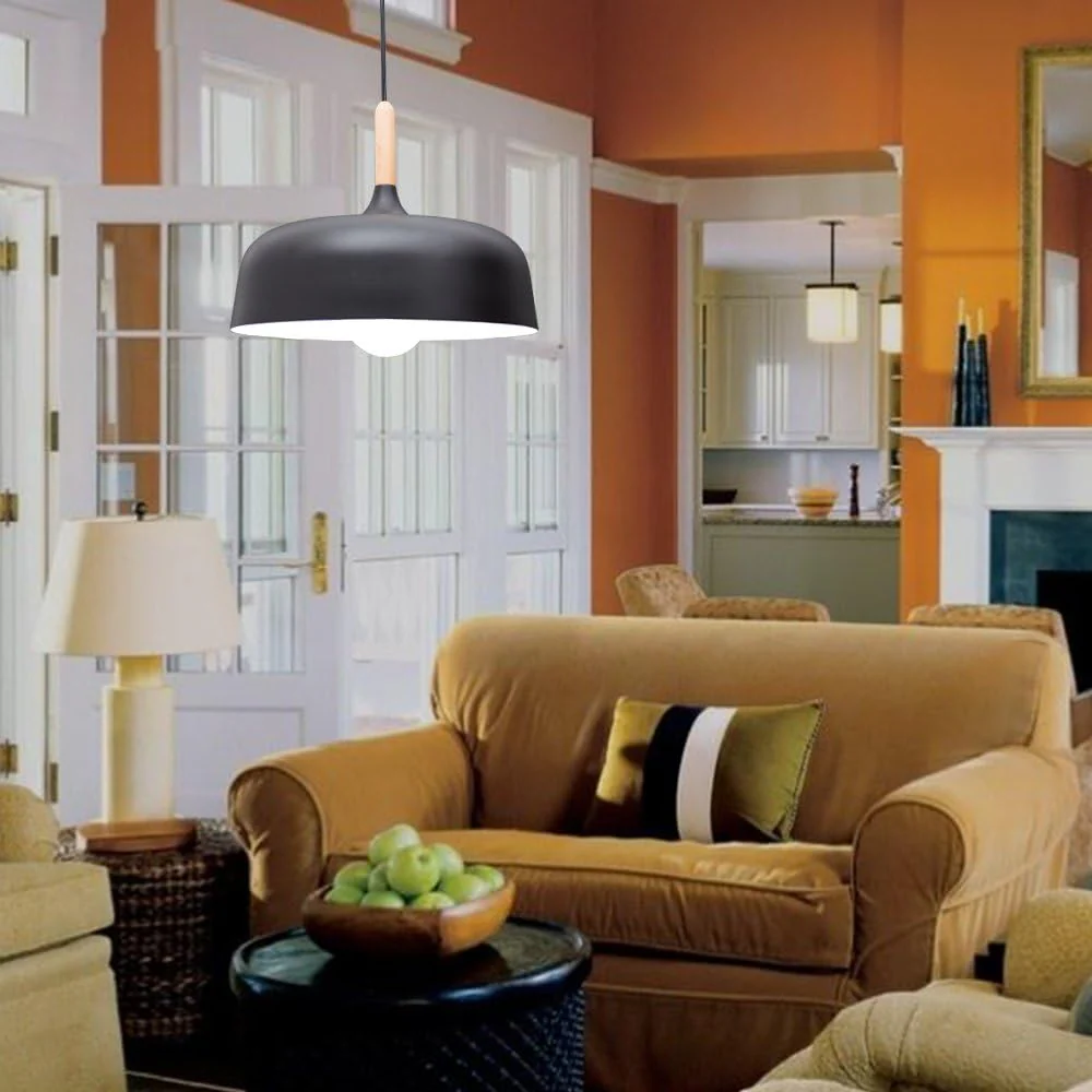 Industrial Stylish Cream Small Pendant Lights - Image 4