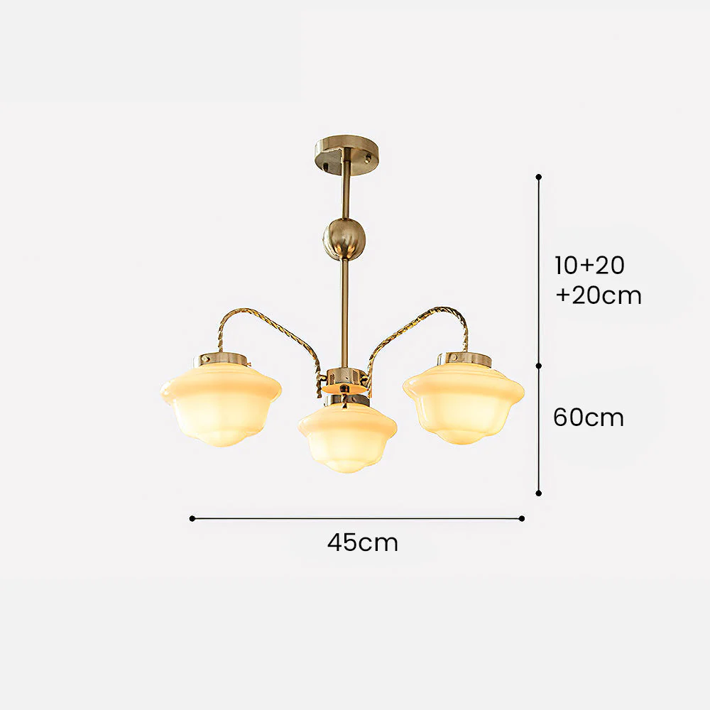Industrial White Stunning Chain Pendant Light - Image 9