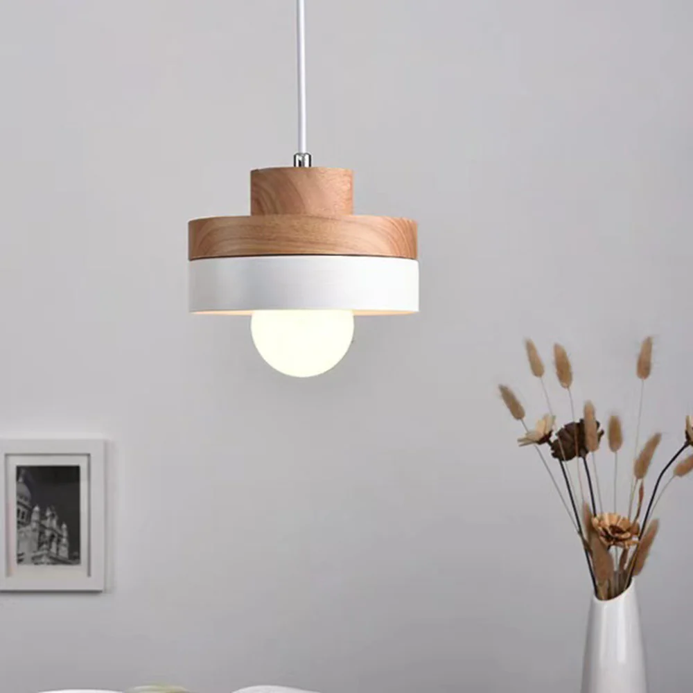 Industrial Wood Pendant Light - Image 13
