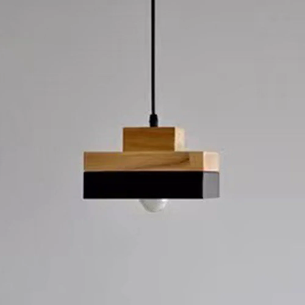 Industrial Wood Pendant Light - Image 7