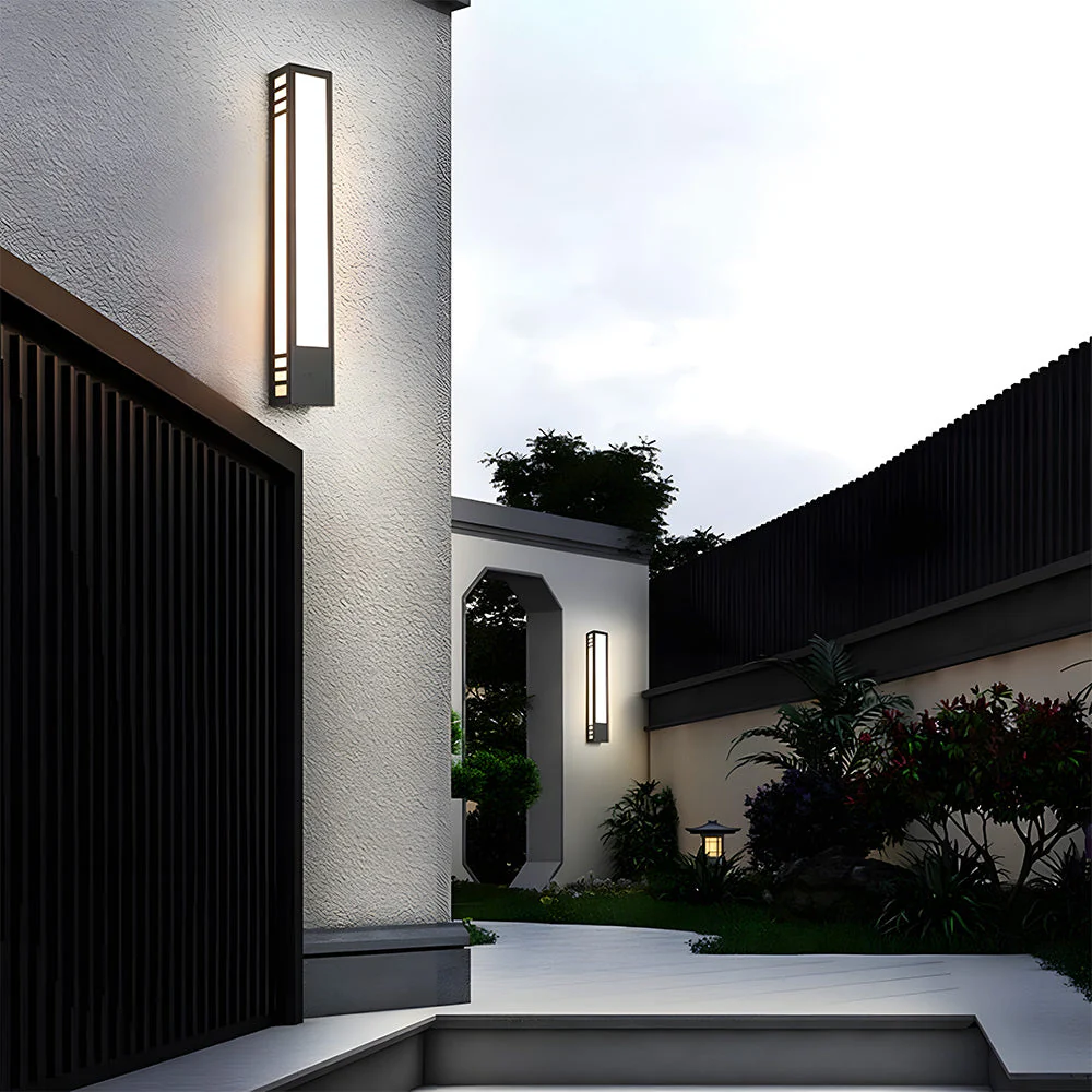 IP55 Modern Black LED Outdoor Wall Lights - Image 2