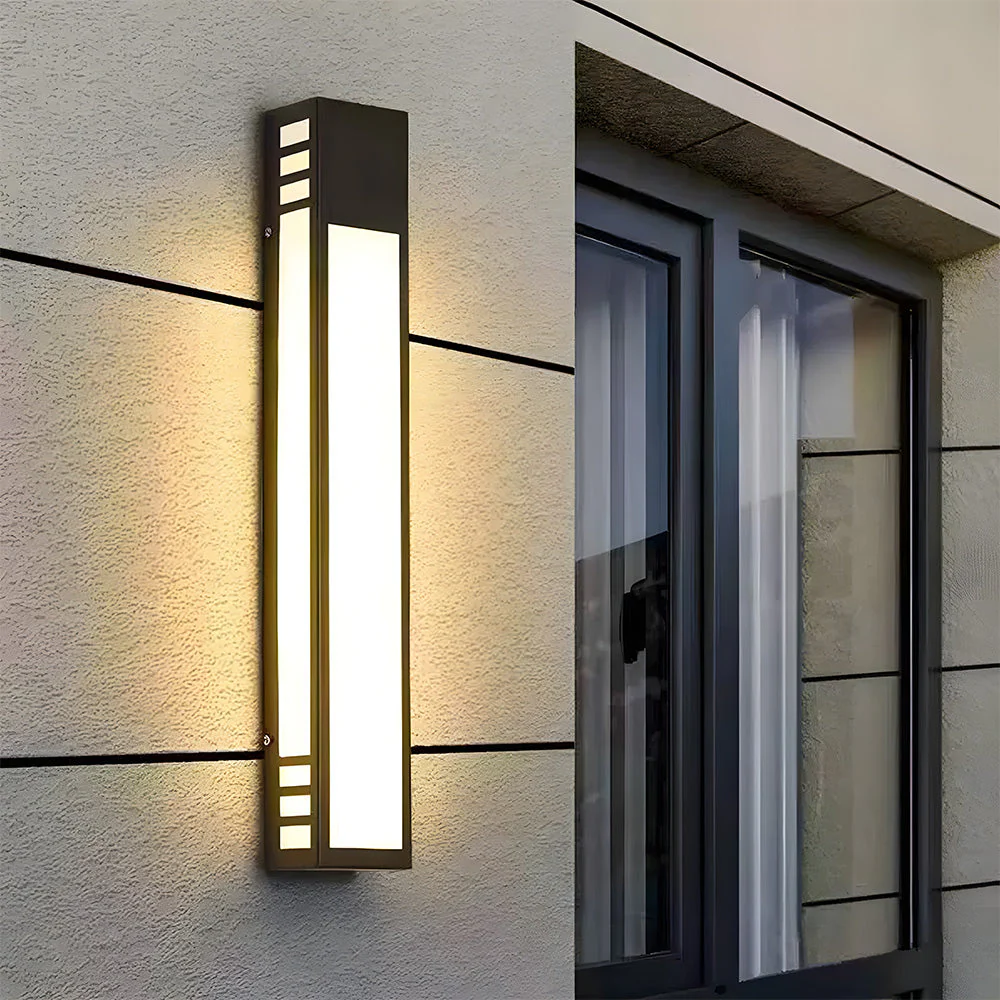 IP55 Modern Black LED Outdoor Wall Lights - Image 6