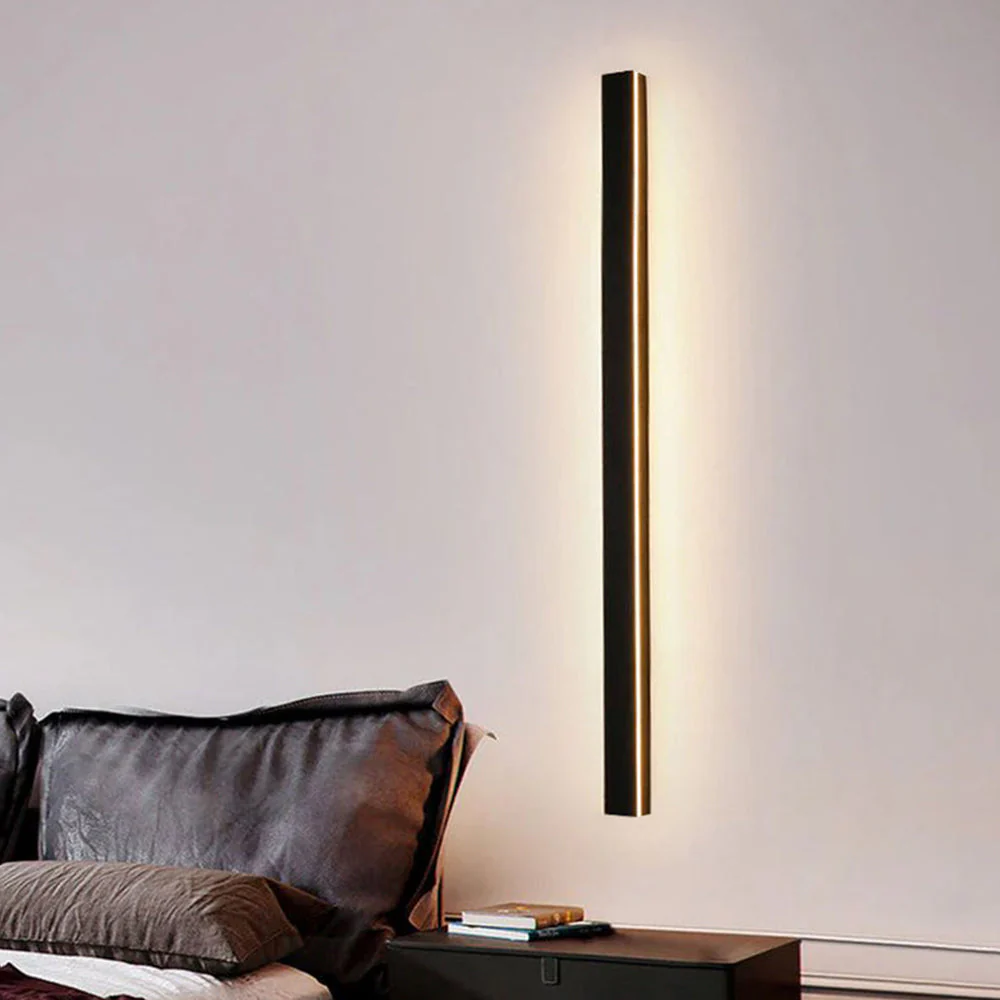IP65 Simple Industrial Long Acrylic Black Outdoor LED Wall Lights - Image 8